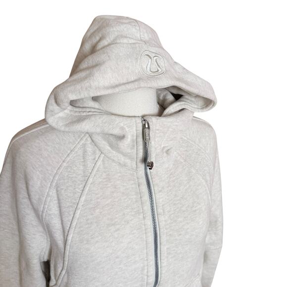 Lululemon Scuba Oversized 1/2 Zip Hoodie Ultra Grey Size XS/S - Picture 10 of 11